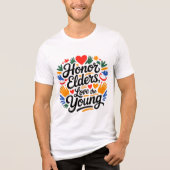 Doe Vandaag Iets Dat Je Morgen Helpt Tri-Blend Shirt (Voorkant)