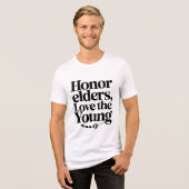 Doe Vandaag Iets Dat Je Morgen Helpt Tri-Blend Shirt (Voorkant volledig)