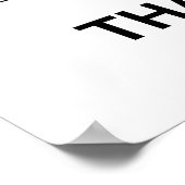 Doe vandaag iets dat je toekomstige zelf zal doen  poster (Hoek)