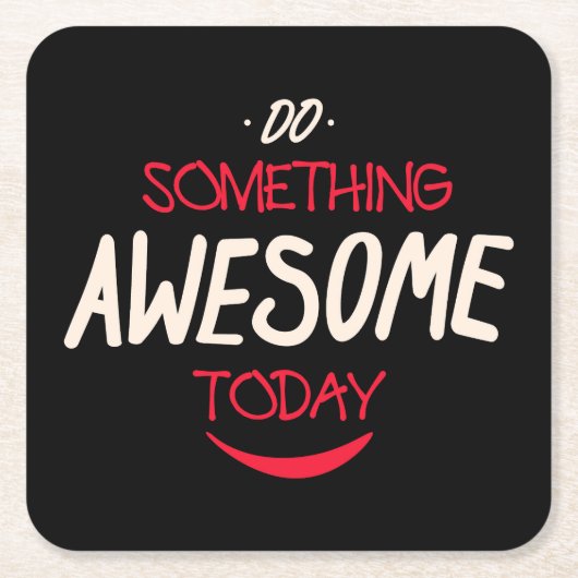 Doe vandaag iets Geweldige Kartonnen Onderzetters (Voorkant)