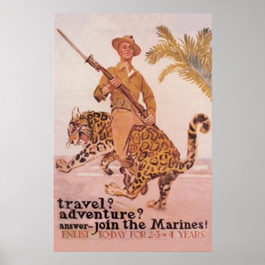 Doe vandaag mee met Marines-Enlist Poster (Voorkant)