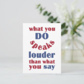 Doe versus zeg briefkaart (Staand voorkant)