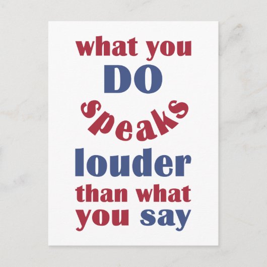 Doe versus zeg briefkaart (Voorkant)