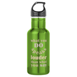 Doe versus zeg douane waterfles 