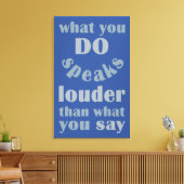 Doe vs. Zeg de druk van het douancanvas Canvas Afdruk (Insitu (Woonkamer))