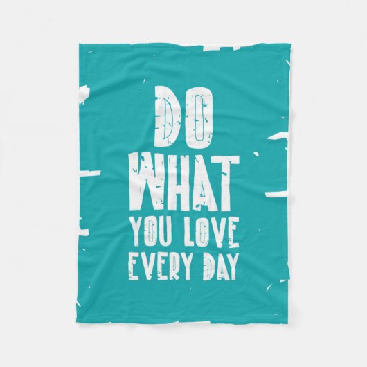Doe waar je elke dag van houdt fleece deken (Voorkant)