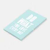 Doe waar je elke dag van houdt post-it® notes (Schuin)