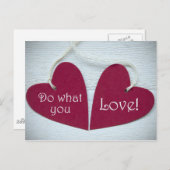 Doe waar je van houdt 3 briefkaart (Voorkant / Achterkant)