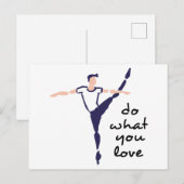 Doe waar je van houdt briefkaart (Voorkant / Achterkant)