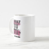 Doe waar je van houdt koffiemok (Voorkant links)