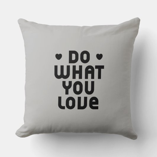 Doe waar je van houdt kussen (Voorkant)