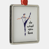 Doe waar je van houdt metalen ornament (Rechts)