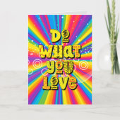 Doe waar je van houdt! Motivatie Kaart (Voorkant)
