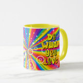 Doe waar je van houdt! Motivatie Mok (Voorkant rechts)