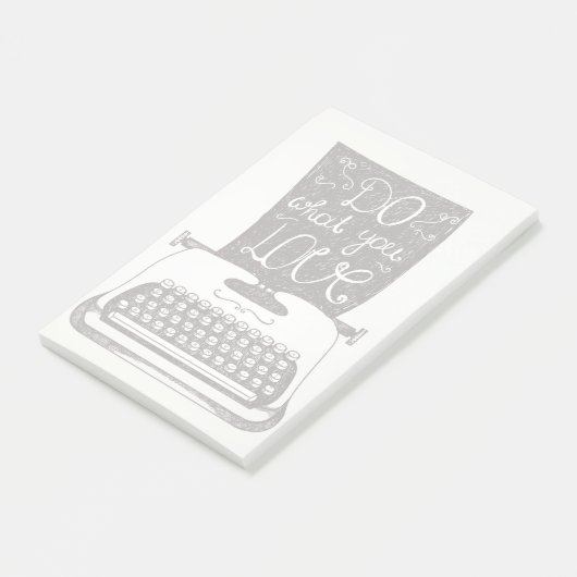 Doe waar je van houdt post-it® notes (Schuin)