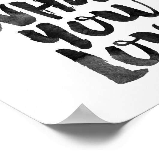 Doe waar je van houdt poster (Hoek)