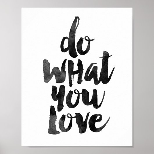 Doe waar je van houdt poster (Voorkant)