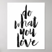 Doe waar je van houdt poster (Voorkant)