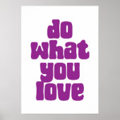 Doe waar je van houdt poster (Voorkant)