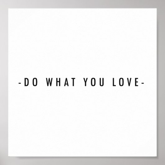 Doe waar je van houdt poster (Voorkant)