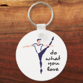 Doe waar je van houdt sleutelhanger (Voorkant)