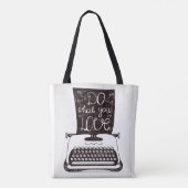 Doe waar je van houdt tote bag (Achterkant)