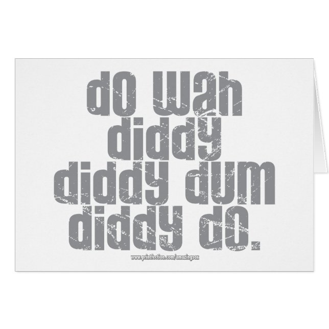 Doe Wah Diddy... (Voorkant Horizontaal)