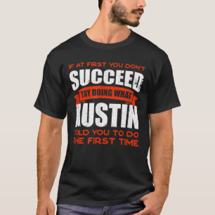 Doe wat Austin je vertelde om vriendennaam Buddy N T-shirt