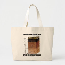Doe wat de wetenschapsbeoefenaars in de bodem meer grote tote bag