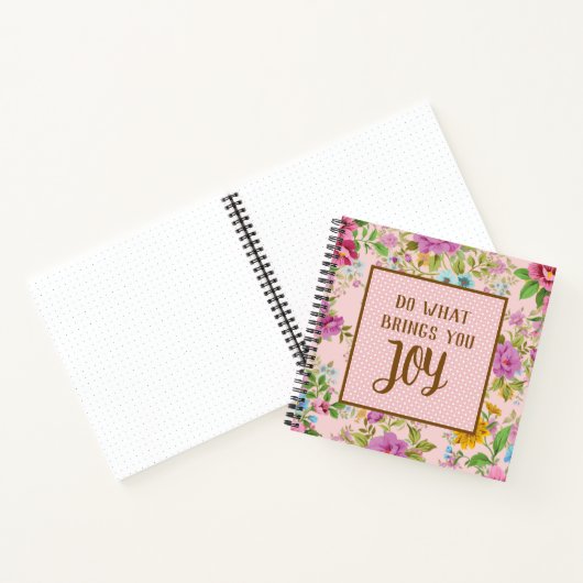 Doe wat er in het Bullet Journal Joy Floral komt Notitieboek (Binnen)