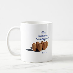Doe Wat Hij Zegt U Johannes 2:5 Koffiemok