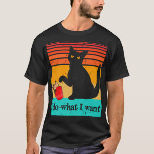 Doe wat ik wil dat Kitten mijn grappige kattenban T-shirt