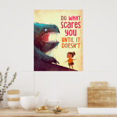 Doe wat je beangstigt: Exposure Therapy Poster (Keuken)