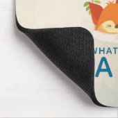 Doe wat je een vrolijke slapende vos met hart maak muismat (Hoek)