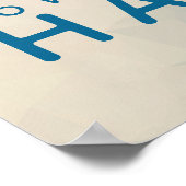 Doe wat je een vrolijke slapende vos met hart maak poster (Hoek)