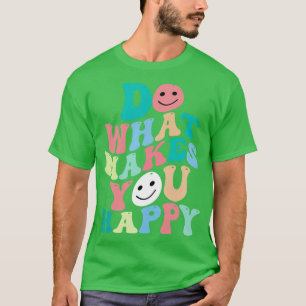 Doe wat je gelukkig maakt 2 t-shirt