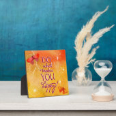 Doe wat je gelukkig maakt fotoplaat (Insitu)