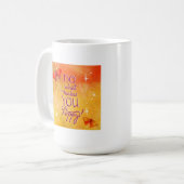 Doe wat je gelukkig maakt koffiemok (Voorkant links)