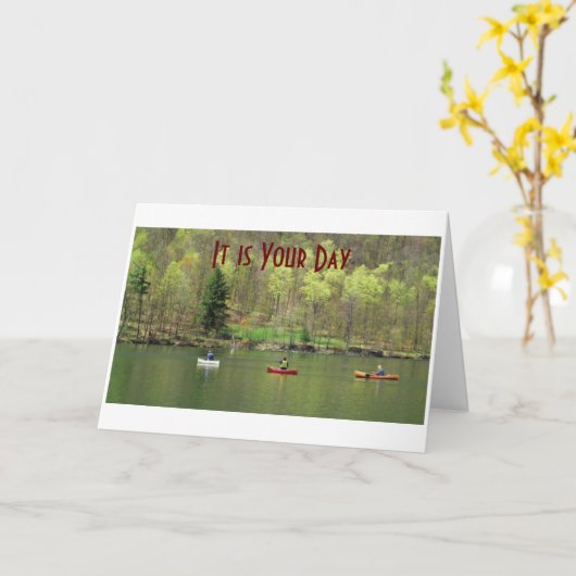 *DOE WAT JE GELUKKIG MAAKT** OP JE VERJAARDAG KAART (Gele Bloem)