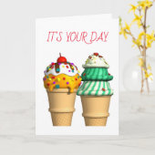 ** DOE WAT JE GELUKKIG MAAKT OP JE VERJAARDAG KAART (Gele Bloem)