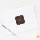 Doe Wat Je Kan WoW Citaat Vierkante Sticker (Envelop)