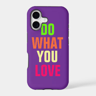 Doe wat je leuk vindt, paarse achtergrond iPhone 5