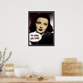  doe wat je leuk vindt poster (Keuken)