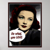  doe wat je leuk vindt poster (Voorkant)