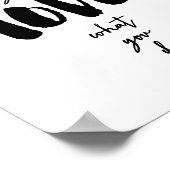 Doe wat je leuk vindt wat je afdrukt poster (Hoek)