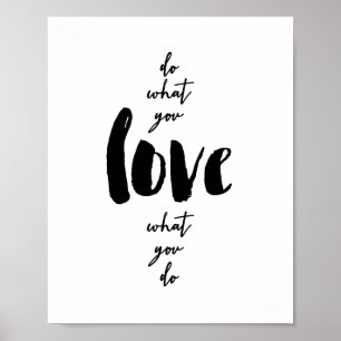 Doe wat je leuk vindt wat je afdrukt poster