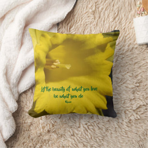 Doe Wat Je Lief Is Narcis Inspirerend Rumi Citaat Kussen