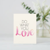 Doe wat je liefhebt 2 briefkaart (Staand voorkant)