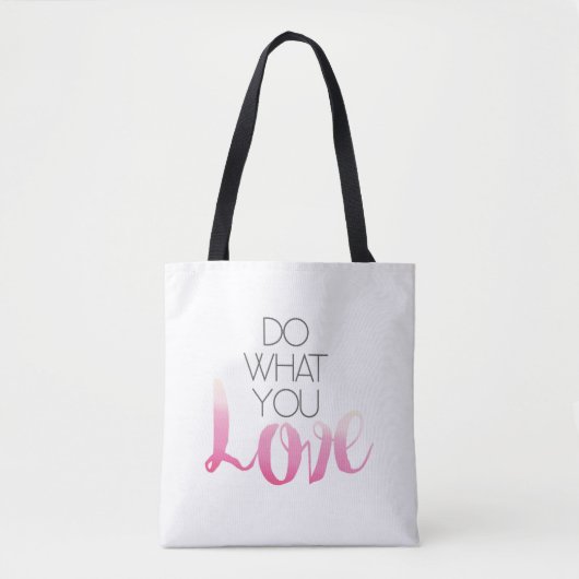 Doe wat je liefhebt 2 tote bag (Voorkant)