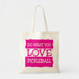 DOE WAT JE LIGT - PICKLEBALL TOTE BAG